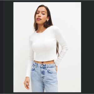 Reformation long sleeve top